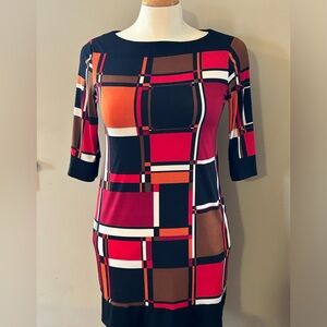 Suzy Sheri Block patten dress US XL